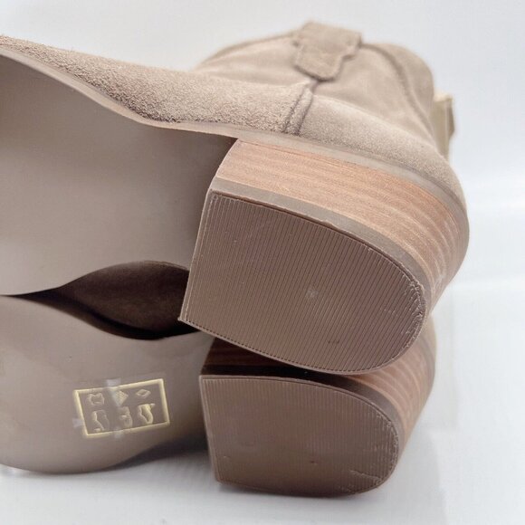 Dingo Tumbleweed Women’s Ankle Boots Casual Booties Sand Suede Leather US 7.5 - Picture 12 of 13